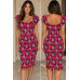 Neil Bieff Mulit-Colored Silk Ribbon Dress