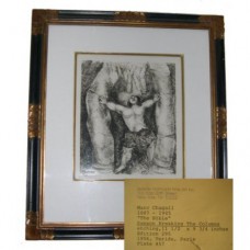 Marc Chagall Etching from The Bible Series