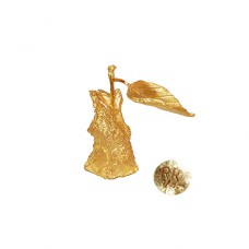 Rauschenberg Untitled 24K Gold Apple Sculpture