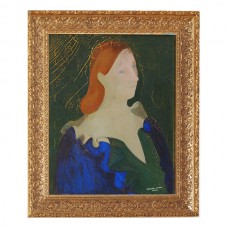 Portrait of a Woman with Red Hair -Birgan Lebedeff