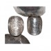Antique Folk Art Hand Hammered Peruvian Silver Llama Ash Tray with1906 Coin Jutting and Applied Llama