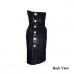 Yves Saint Laurent Vintage Black Leather Dress