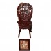 Chinese Floral Carved Side Chair