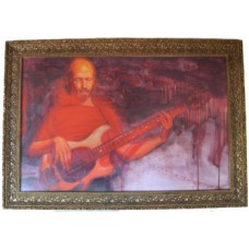 "Red Ted - Bass Player" by Greg Biolchini