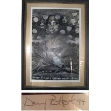 Signed Poster by Darryl Pottorf Mona Lisa
