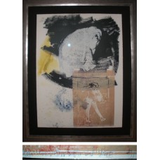 Poise Offset Lithograph signed by Robert Rauschenberg