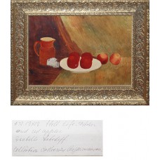 Still Life Pitcher and Red Apples - Lebedeff