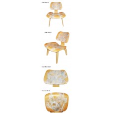 Untitled Herman Miller Chair with Original Artwork by Lawrence Voytek