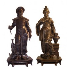 Pair of Willeme Oriental Bronzes 