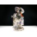 Meissen Figure of Girl playing with Lamb