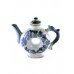Circle Decorative China Teapot with Fruit