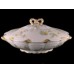 Antique Haviland Limoges Oval Covered Vegetable Dish with Bow Finial