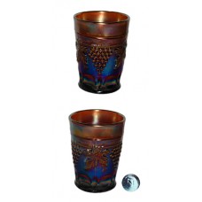 Northwood Grape and Cable Stippled Purple Tumbler