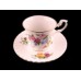 Royal Dover Floral and Gold Trim Cup and Saucer