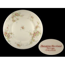 Haviland Limoges Pink Roses Luncheon Plate