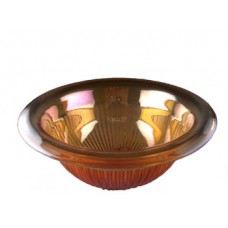 Federal Glass Co. Iridized Depression Mixing Bowl