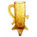 Victorian Amber Tree BarkTown Pump Handled Vase