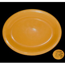 Vintage Fiesta Yellow Glaze Large Oval Serving Platter 