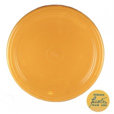Vintage Fiesta Yellow Chop Plate