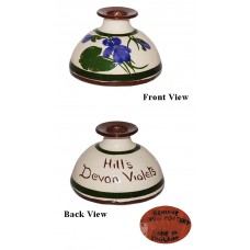Hill's Devon Pottery Violet Scent Bottle