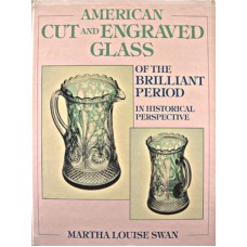 American Cut and Engraved Glass - Swan