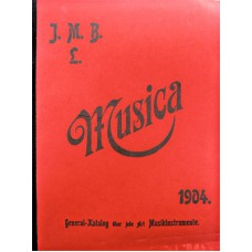 Musica J. M. B. L. 1904 Katalog