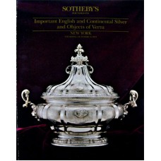 Sotheby's 1991 Important English Silver