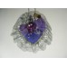 Felicitas Purple Heart-Shape Ornament-West Germany