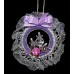 West Germany Felicitas Circle Ornament with Lace