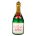 Midwest Glass Champagne Bottle 2000 Ornament