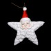 Midwest Ceramic Star-Shaped Santa Claus