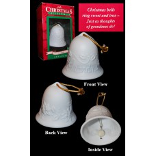 Gibson Christmas Collectible "Grandma" Holiday Bell Ornament