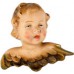 Vintage Nativity Manger Ceramic Angel Head