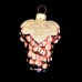 Copper Glass Bunch of Grapes Holiday Ornament