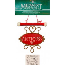 Midwest Antiques Sign Holiday Ornament