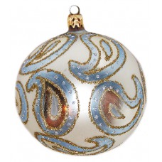 Vintage Round Paisley Holiday Ornament