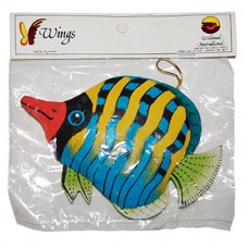 Wings Tropical Fish Holiday Ornament