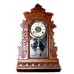 Gilbert Oak Mantel Clock Geranium No. 3