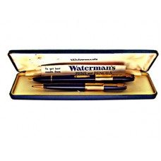Art Deco Waterman Taperite Fountain Pen and Pencil Set