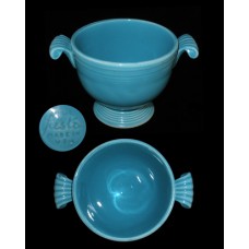Fiesta Turquoise Sugar Bowl with Lid