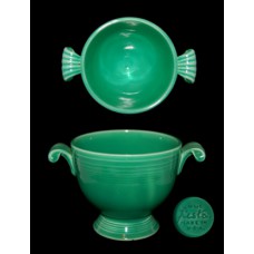 Vintage Fiesta Light Green Sugar Bowl w/o Lid