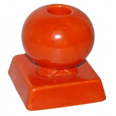 Vintage Fiesta? Pottery Red Bulb Candle Holder