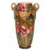 RARE Nippon Scenic & Floral Handled Vase