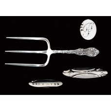 Sterling Silver Old English Towle Toast/Bread Fork