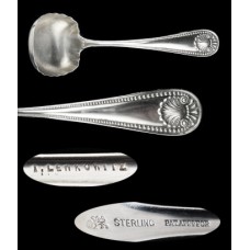 Sterling Silver Bead Whiting Gravy Ladle