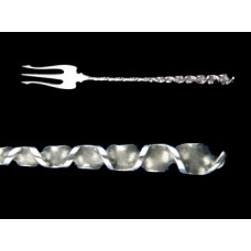 Sterling Silver Square Twist Whiting Division Cocktail Oyster Fork
