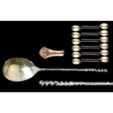 Sterling No. 127 Towle Ice Cream Spoon Set  (12)