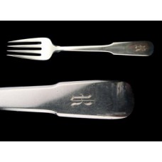 Sterling Colonial Fiddle Watson  Salad Fork