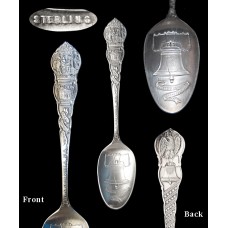 Sterling Philadelphia Souvenir Teaspoon