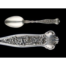 Antique Sterling Silver Dresden Whiting Teaspoon - with Monogram